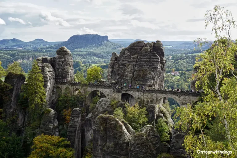 Bastei mit Hund – Wanderung zur Basteibrücke